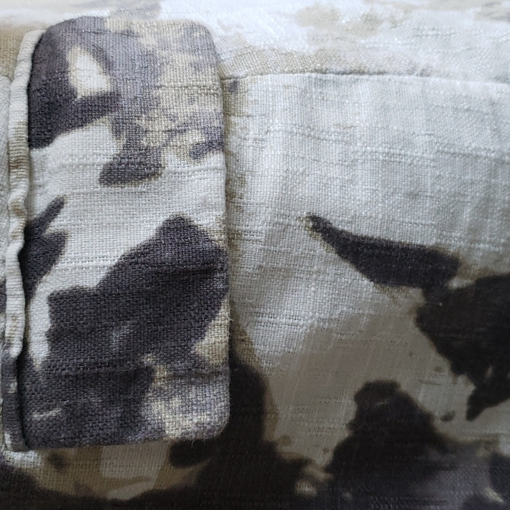 Coldwater Creek Floral Motif Blazer with Cinched Sleeves Size 10 Petite - Picture 6 of 9